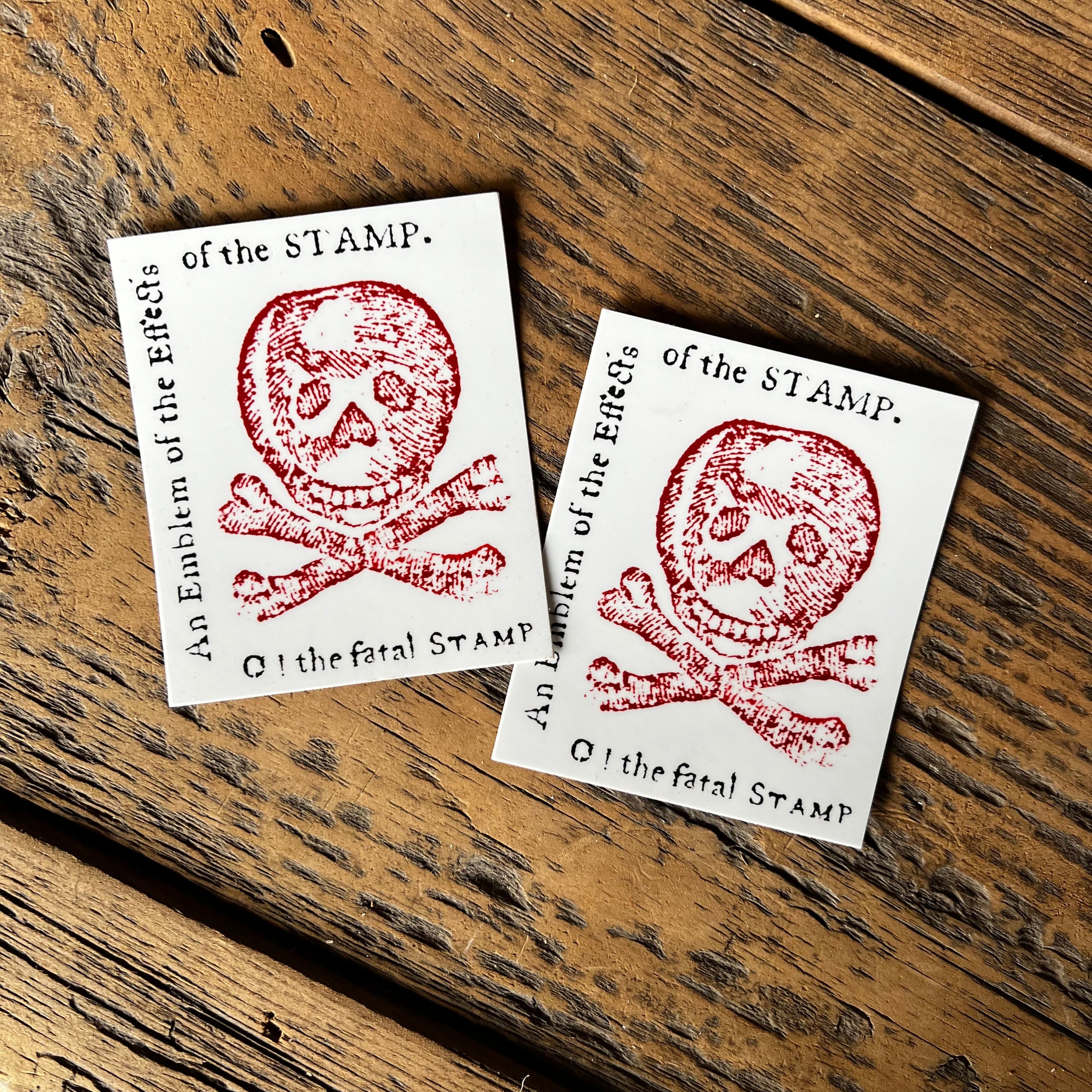 O! The Fatal Stamp Act Sticker